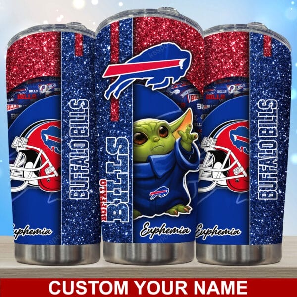 buffalo bills personalized tumbler bg154 jq5nz