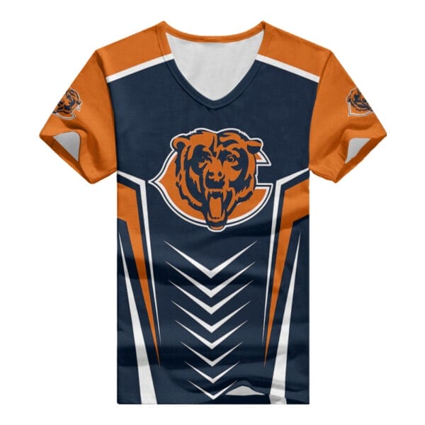 chicago bears personalized summer v neck women t shirt bg391 myd4u