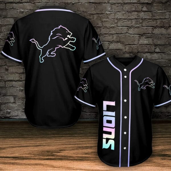 detroit lions baseball jersey bg636