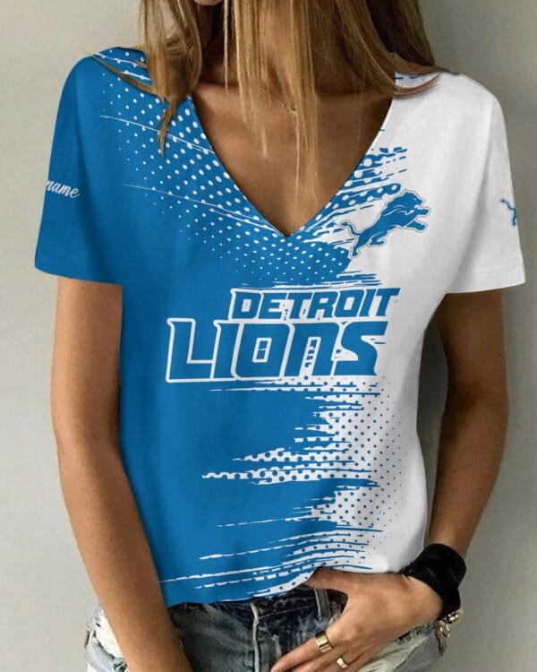 detroit lions personalized summer v neck women t shirt bg317 1svqf 1