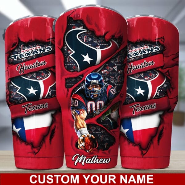 houston texans personalized tumbler bg233 ipa8g