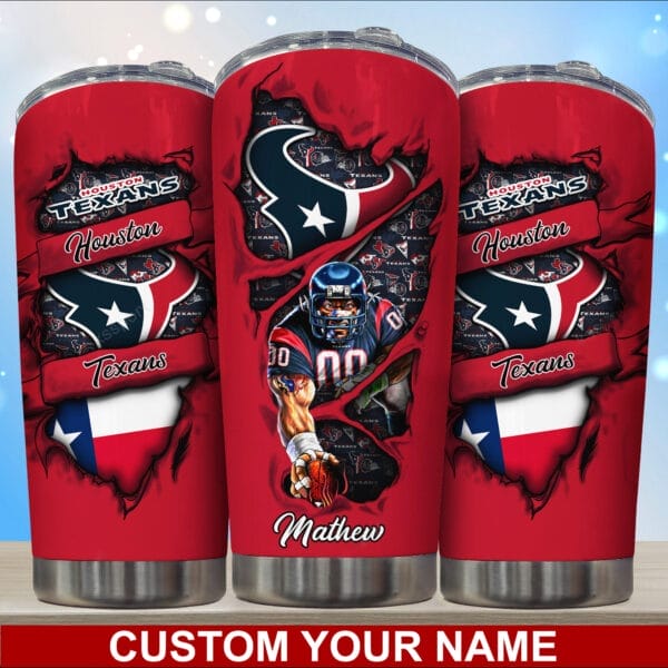 houston texans personalized tumbler bg233 zpkhz