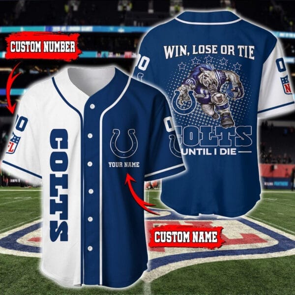 indianapolis colts personalized baseball jersey bg575 4rhfq