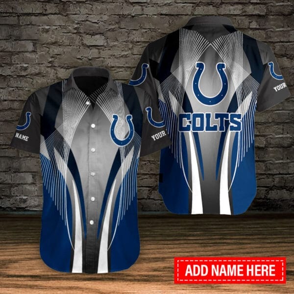 indianapolis colts personalized button shirt bb723