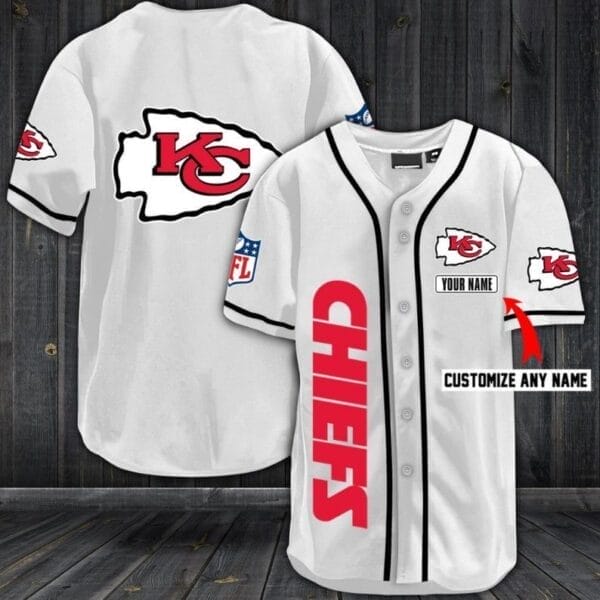 kansas city chiefs personalized baseball jersey shirt 34 6tq9a