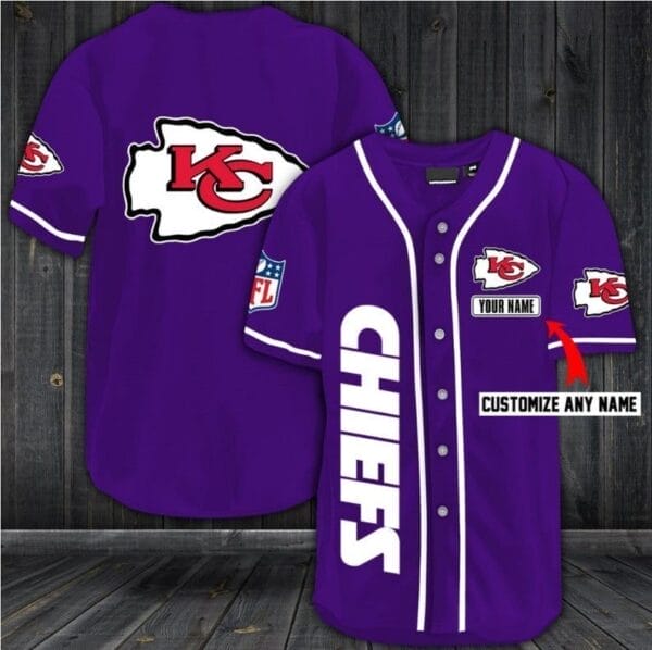 kansas city chiefs personalized baseball jersey shirt 34 e2rkr