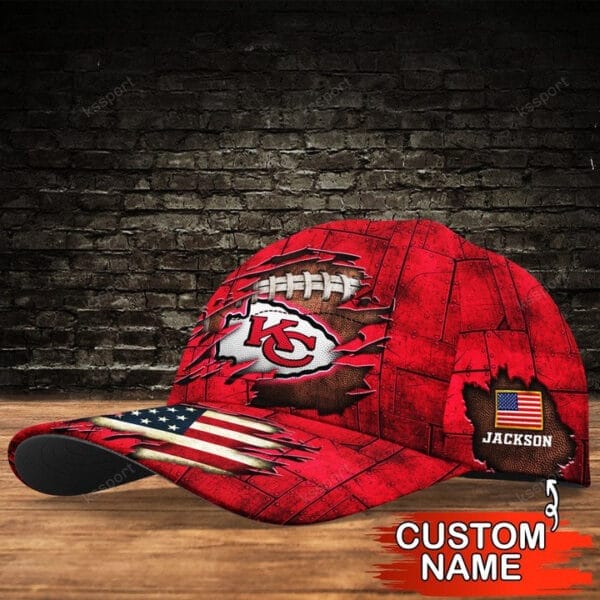 kansas city chiefs personalized classic cap bg239 mn13c