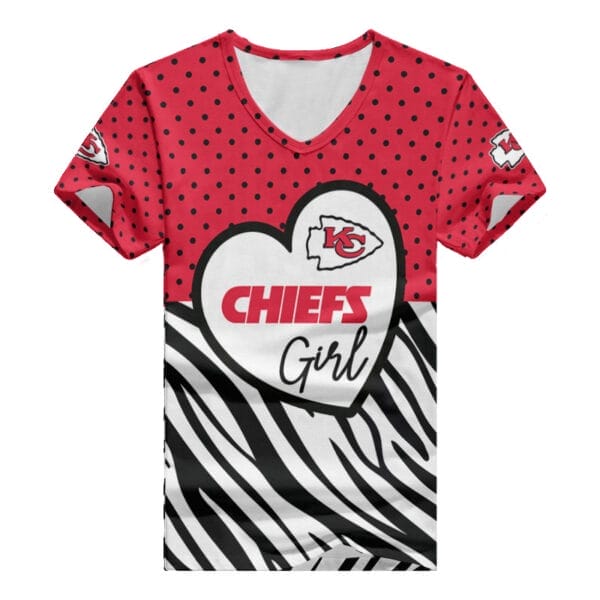 kansas city chiefs personalized summer v neck women t shirt bg341 5inhu 1