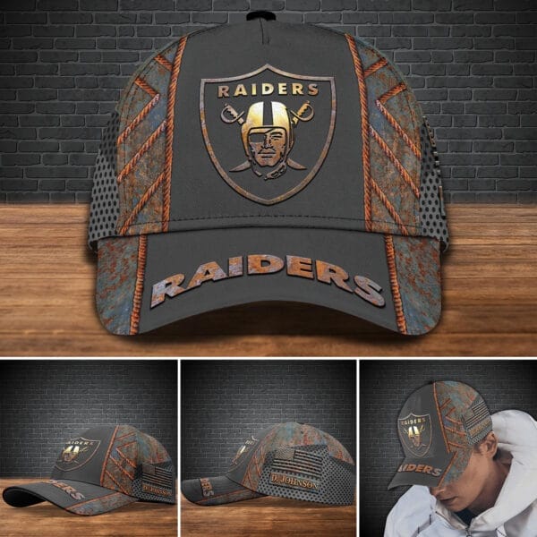 las vegas raiders personalized classic cap bg200