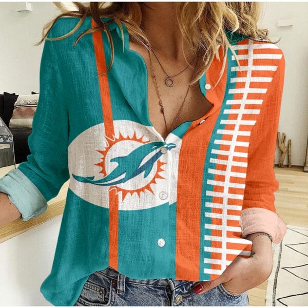 miami dolphins woman shirt bg137 4w2ka