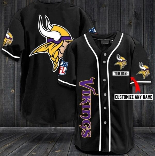 minnesota vikings personalized baseball jersey shirt 73 ntzmm