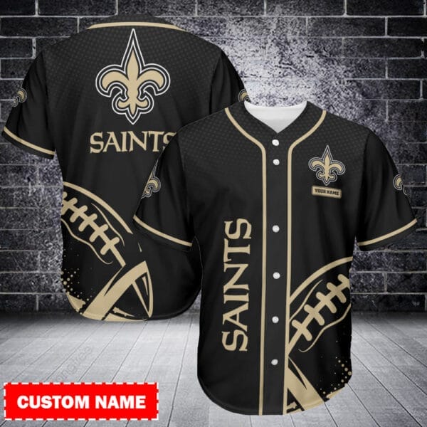 new orleans saints personalized baseball jersey bg530 4iebc