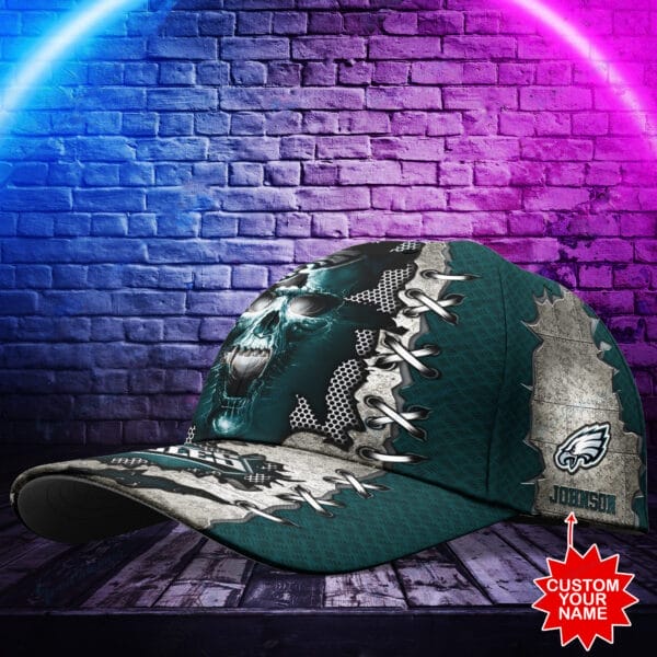 philadelphia eagles personalized classic cap bg499 kiumq