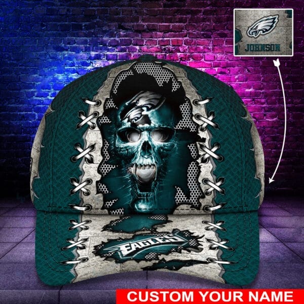 philadelphia eagles personalized classic cap bg499 wegjq