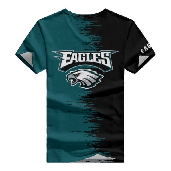 philadelphia eagles summer v neck women t shirt bg07 jilar 1