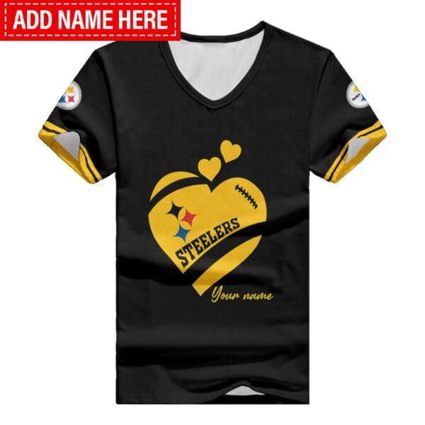 pittsburgh steelers personalized summer v neck women t shirt bg338