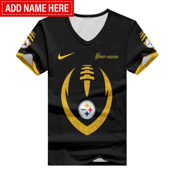 pittsburgh steelers personalized summer v neck women t shirt bg374 mfywo 1