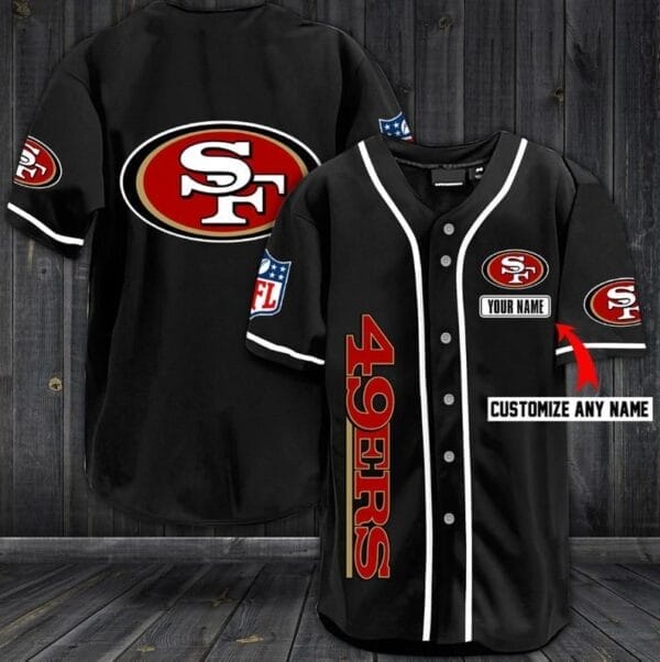 san francisco 49ers personalized baseball jersey shirt 23 checy