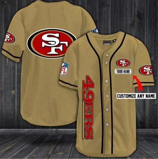 san francisco 49ers personalized baseball jersey shirt 23 jz79g