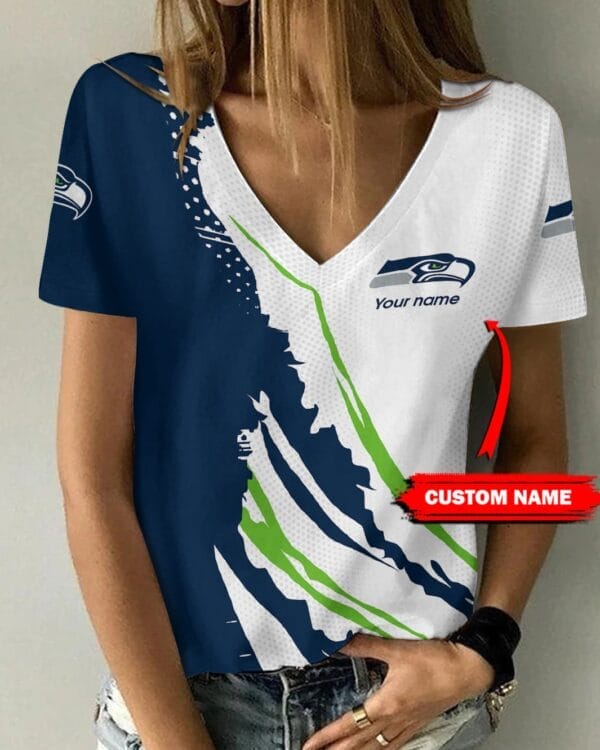 seattle seahawks personalized v neck women t shirt bg443 q8s2g