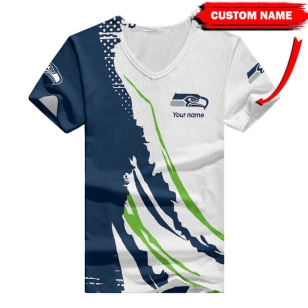 seattle seahawks personalized v neck women t shirt bg443 s5jfw