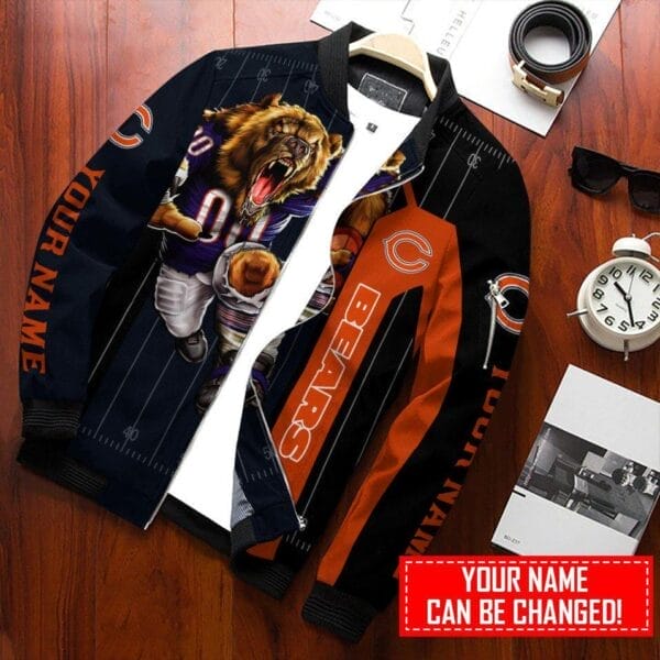 chicago bears personalized bomber jacket bg822 n2vo8