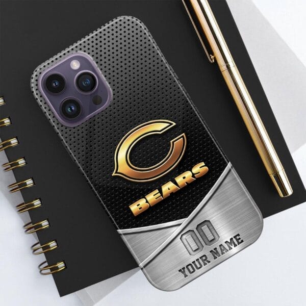 chicago bears phone case custom your name and number sport phone accessory sport gifts mekas