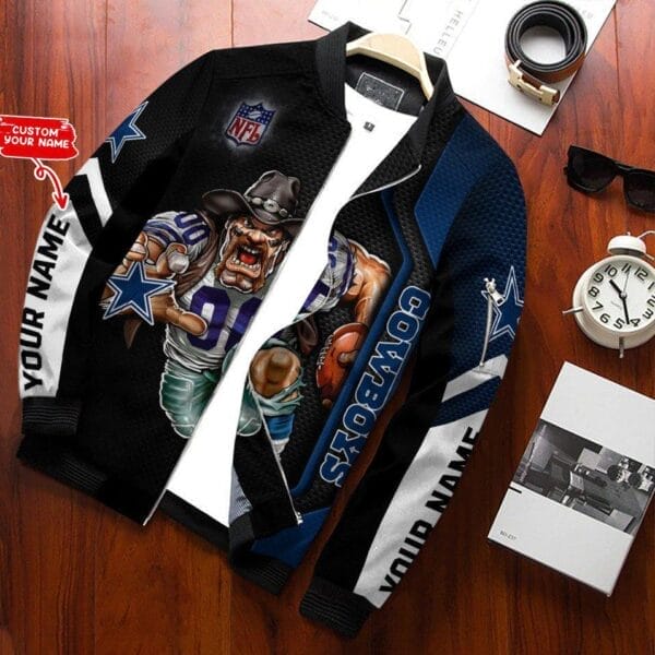 dallas cowboys personalized bomber jacket bg558 jrpel