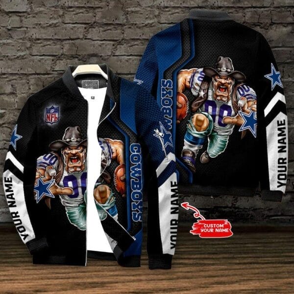 dallas cowboys personalized bomber jacket bg558 nb1tz