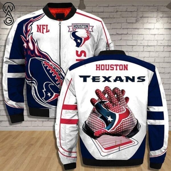 houston texans bomber jacket bg13 b9358