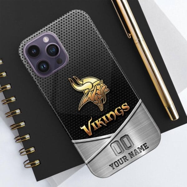 minnesota vikings phone case custom your name and number sport phone accessory sport gifts lrkqg