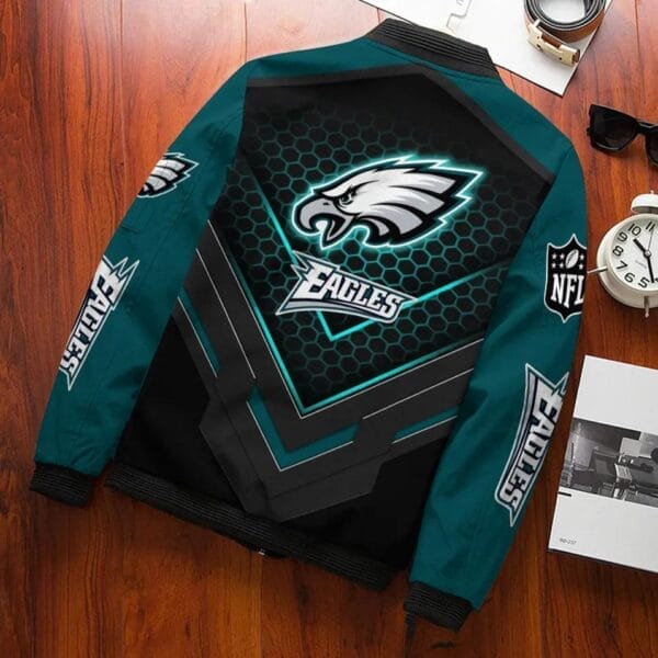 philadelphia eagles bomber jacket bg640 gs03l