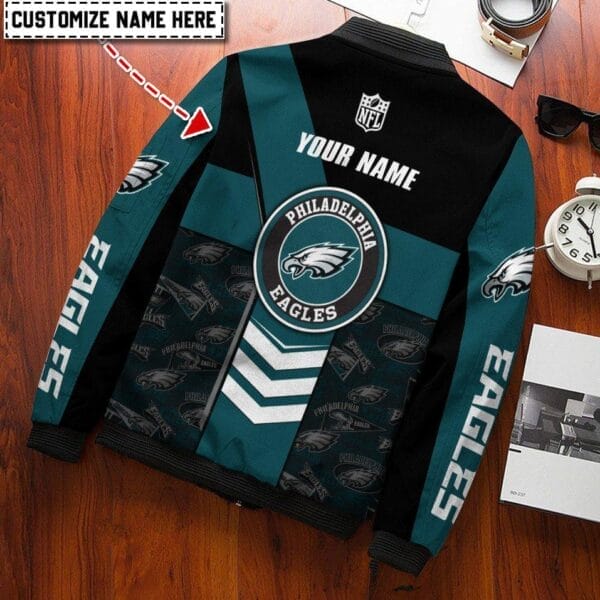 philadelphia eagles personalized bomber jacket bg732 rc3fv