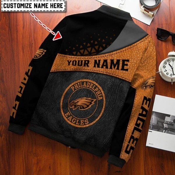 philadelphia eagles personalized bomber jacket bg743 lgzhd