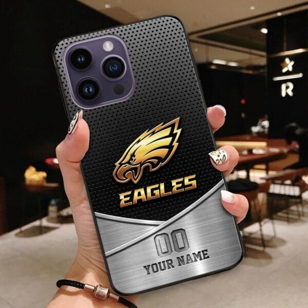 philadelphia eagles phone case custom your name and number sport phone accessory sport gifts dyqpq