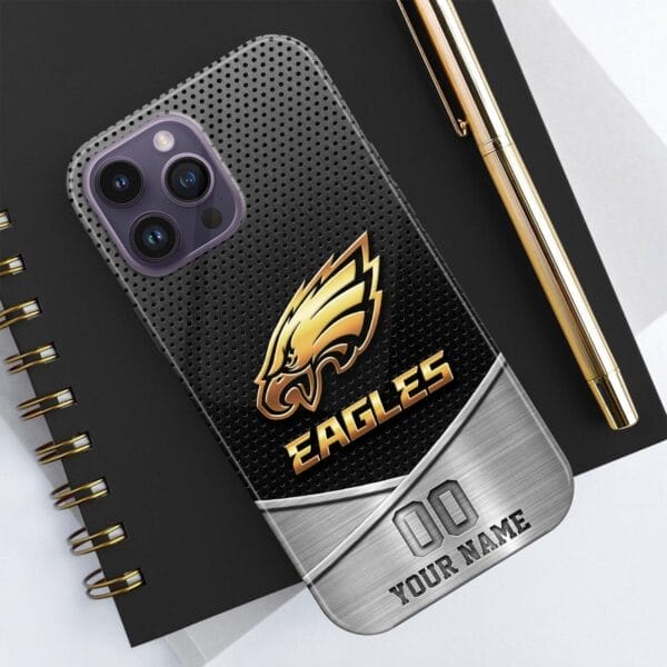 philadelphia eagles phone case custom your name and number sport phone accessory sport gifts pvpvc