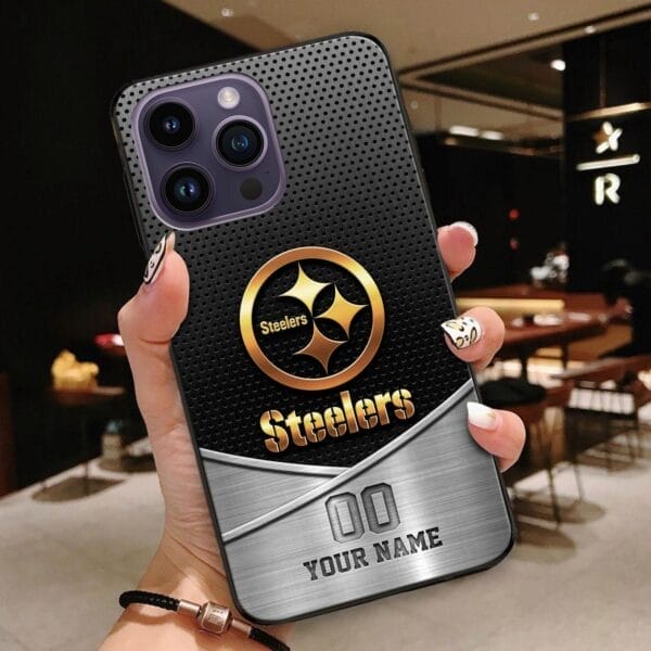 pittsburgh steelers phone case custom your name and number sport phone accessory sport gifts 6h4fd