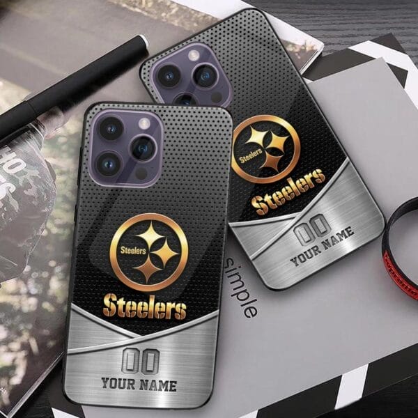 pittsburgh steelers phone case custom your name and number sport phone accessory sport gifts u9fek