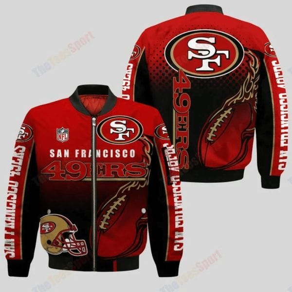 san francisco 49ers bomber jacket 119 31v8j