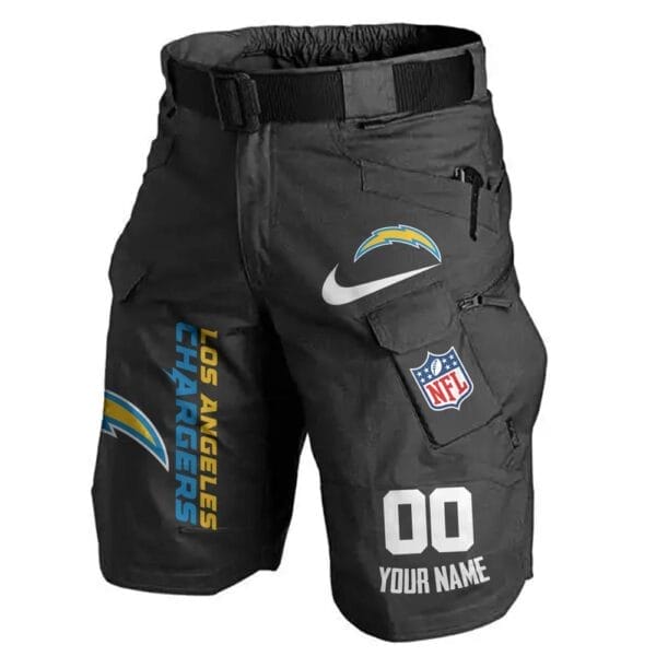 Los Angeles Chargers Limited Edition Front Pockets Men Shorts - Belt Not Included AMCFPMS000106 - Image 5