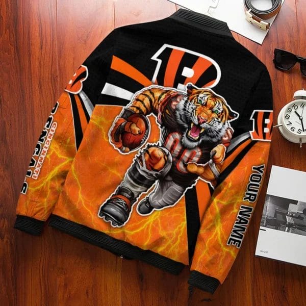 cincinnati bengals personalized bomber jacket bg563