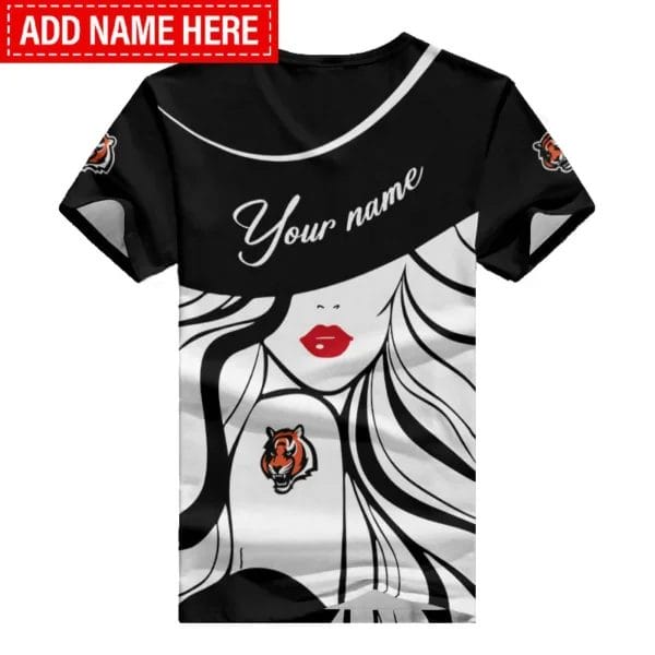 cincinnati bengals personalized summer v neck women t shirt 147 37jjt