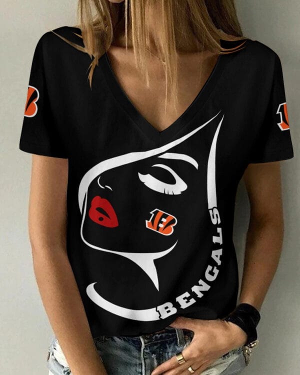 cincinnati bengals summer v neck women t shirt 129 mqtdr