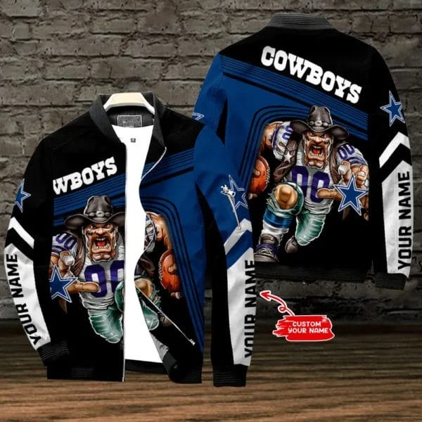 dallas cowboys personalized bomber jacket bg572 ljrjq