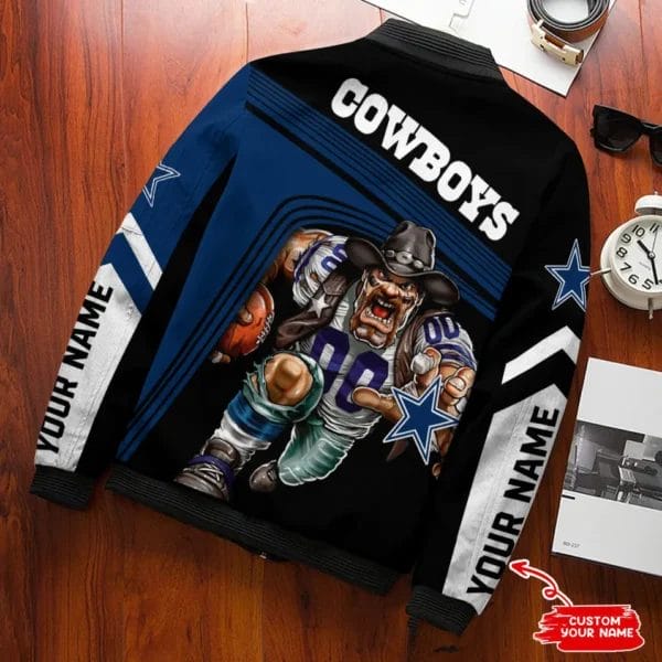 dallas cowboys personalized bomber jacket bg572 luuu2