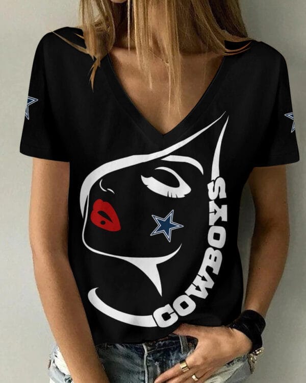 dallas cowboys summer v neck women t shirt 131 o6rpf