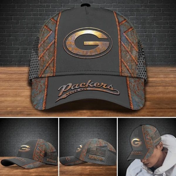 green bay packers personalized classic cap bg187