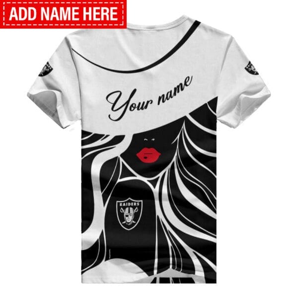 las vegas raiders personalized summer v neck women t shirt 151 aup75