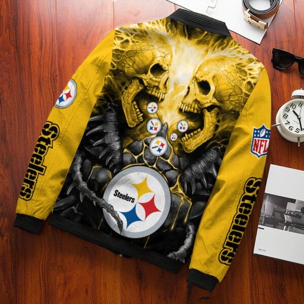 pittsburgh steelers bomber jacket 789 u3jdd