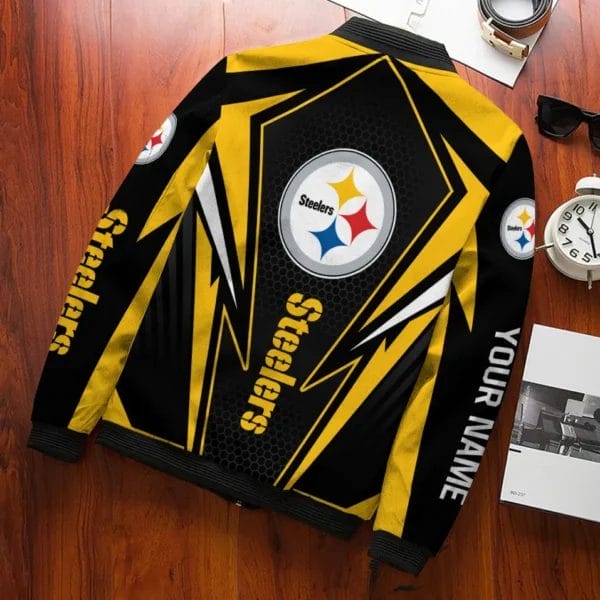 pittsburgh steelers personalized bomber jacket bg638